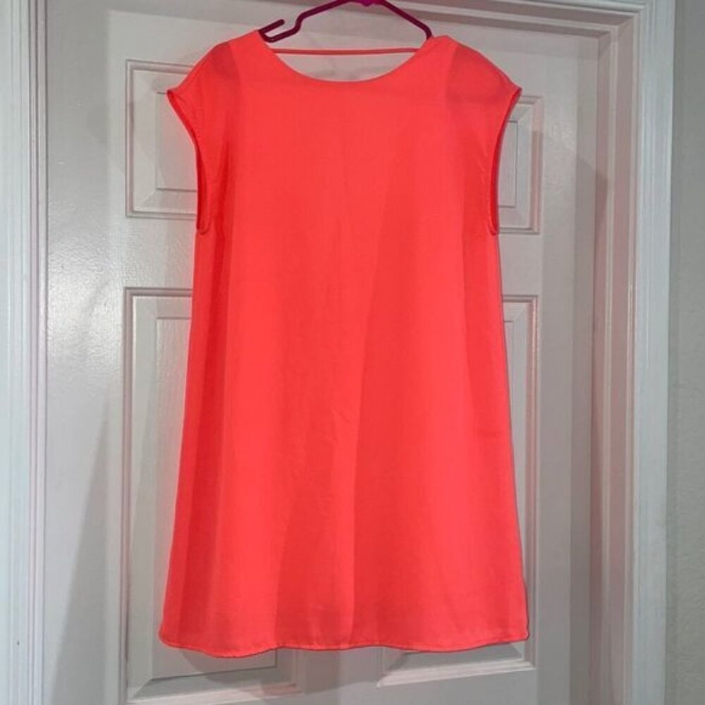 Neon Pink Boutique Shift Dress